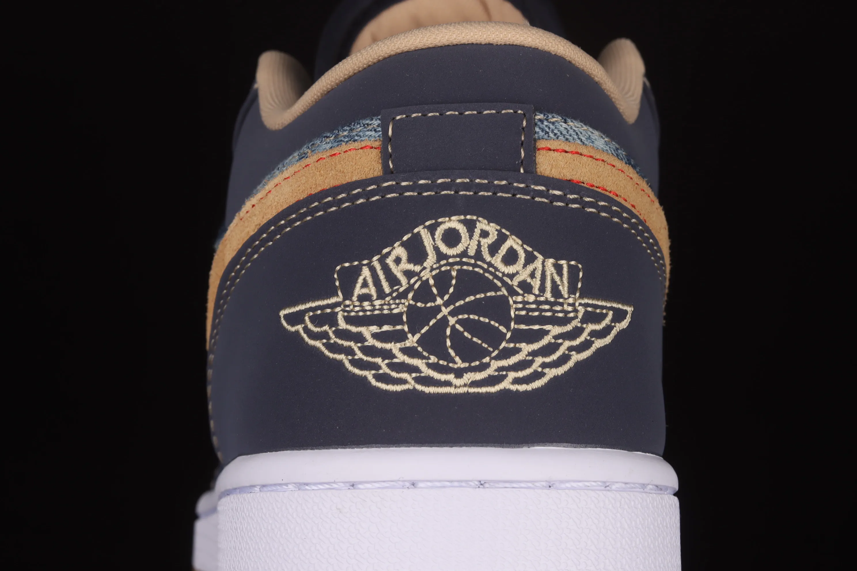 All categories Air Jordan Jordan series basketball shoes Air Jordan 1 Low Air Jordan 1 Low AJ1 Joe 1 dark blue denim low-top basketball shoes DH1259-400
